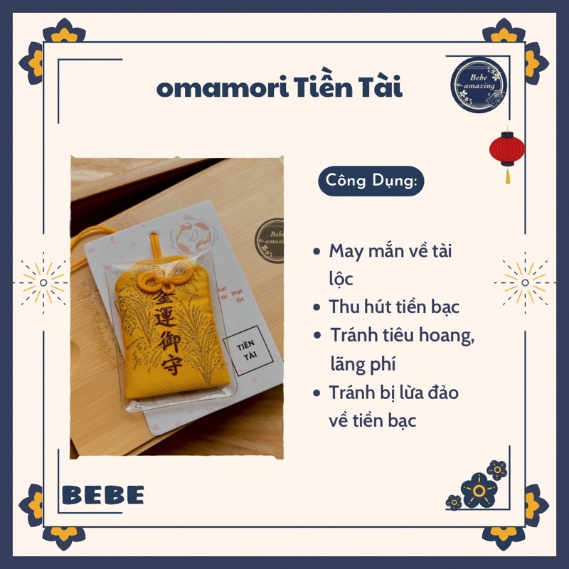 Túi cầu may Tiền Tài ( BST Japanese culture )