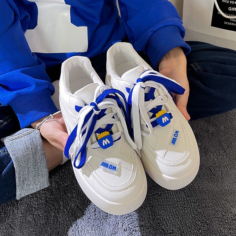 Bán Chạy#Giày Thể Thao Đế Dày Tăng Chiều Cao In Họa Tiết Hoạt Hình Phong Cách Thời Trang Mùa Thu Dành Cho Nữ