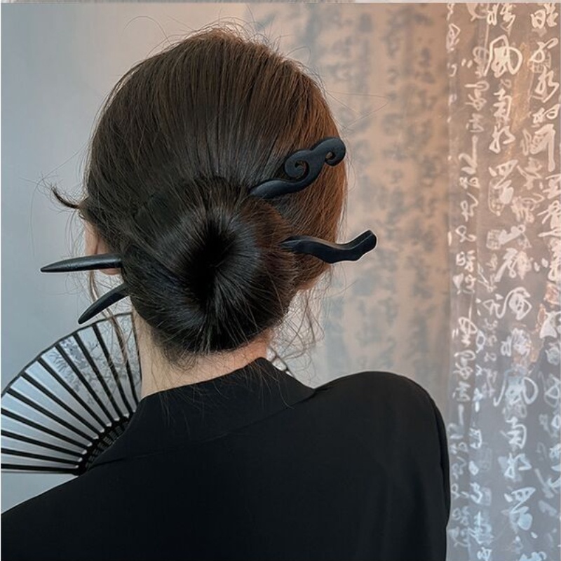 Trâm Cài Tóc Bằng Gỗ Đàn Hương Phong Cách Trung Hoa Thời Trang Cho Nữ