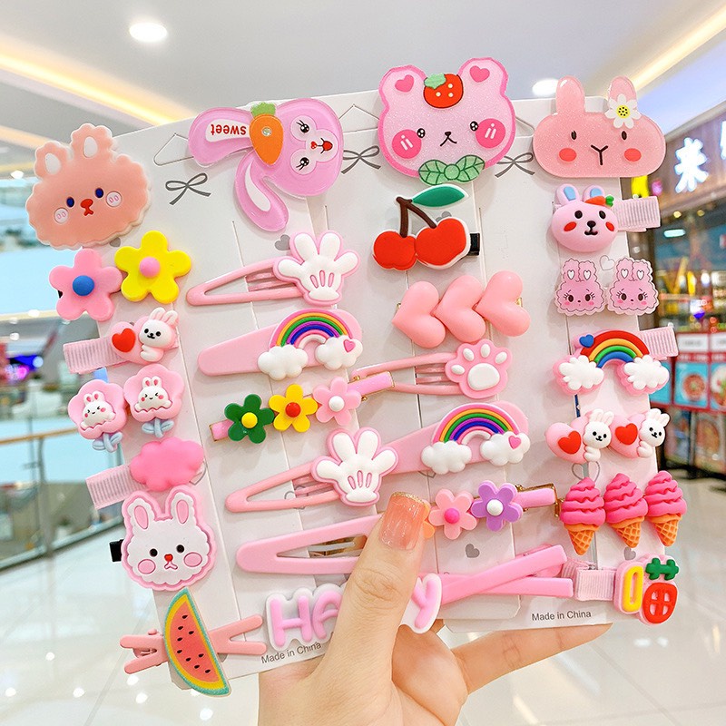SET 14 KẸP TÓC ĐÁNG YÊU CHO BÉ GÁI  FREESHIP