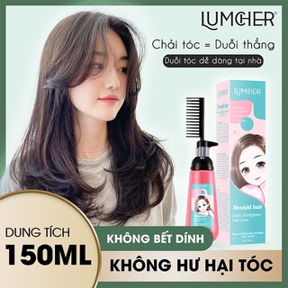 Kem duỗi tóc tại nhà chiết suất nhân sâm | Ép side không làm tổn thương tóc, không hăng chính hãng Lumcher