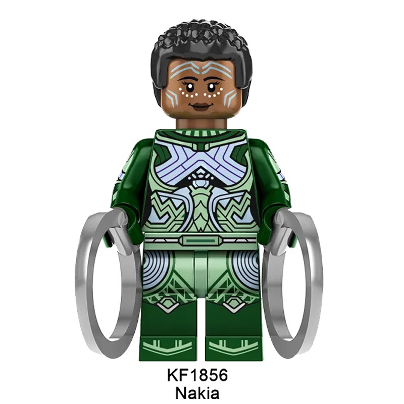 Mô Hình Đồ Chơi Nhân Vật Okoye Namor McKenzie Ironheart MK2 Mini Bằng Nhựa