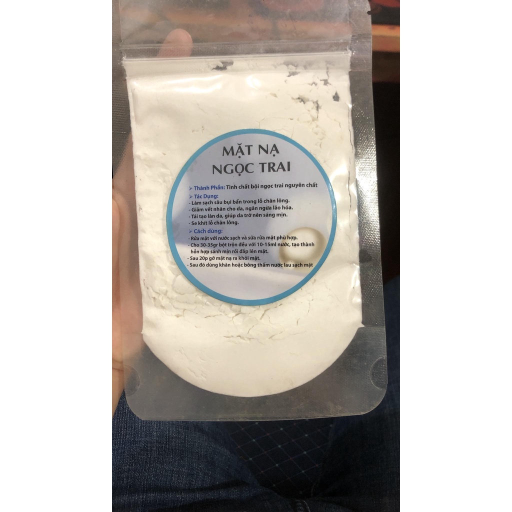 bột đắp mặt nạ ngọc trai