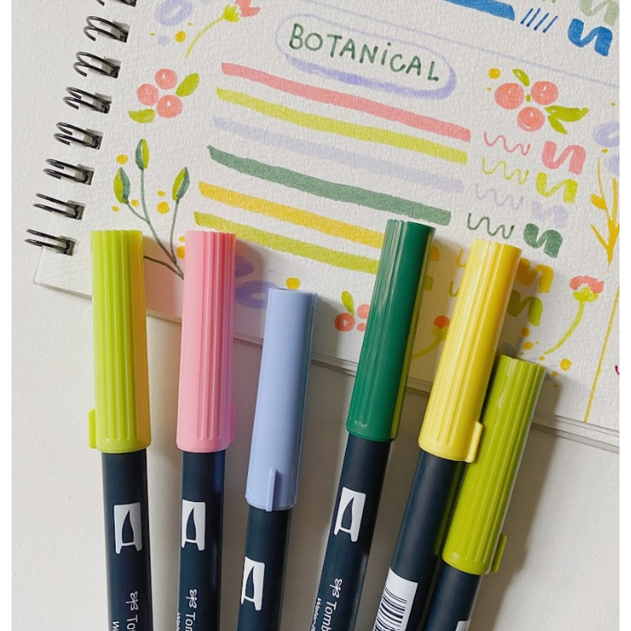 Set bút viết Calligraphy Tombow Dual Brush Bảng màu đa dạng dễ dùng Art Therapy