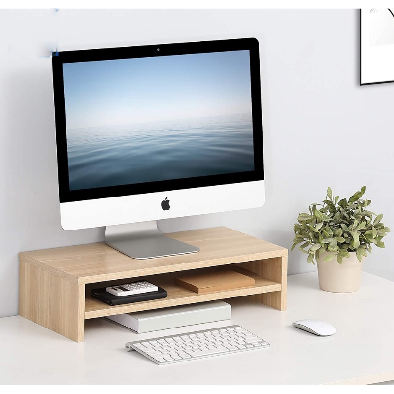 Kệ để màn hình máy tính, laptop cho bàn làm việc bằng gỗ .ĐTCA | BigBuy360 - bigbuy360.vn
