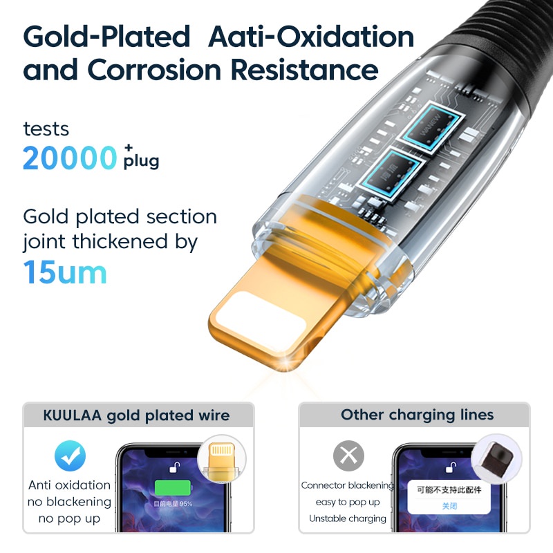 Dây Cáp Sạc Nhanh 30W Type-C Sang L 3A Cho iPhone 14 13 Pro Max