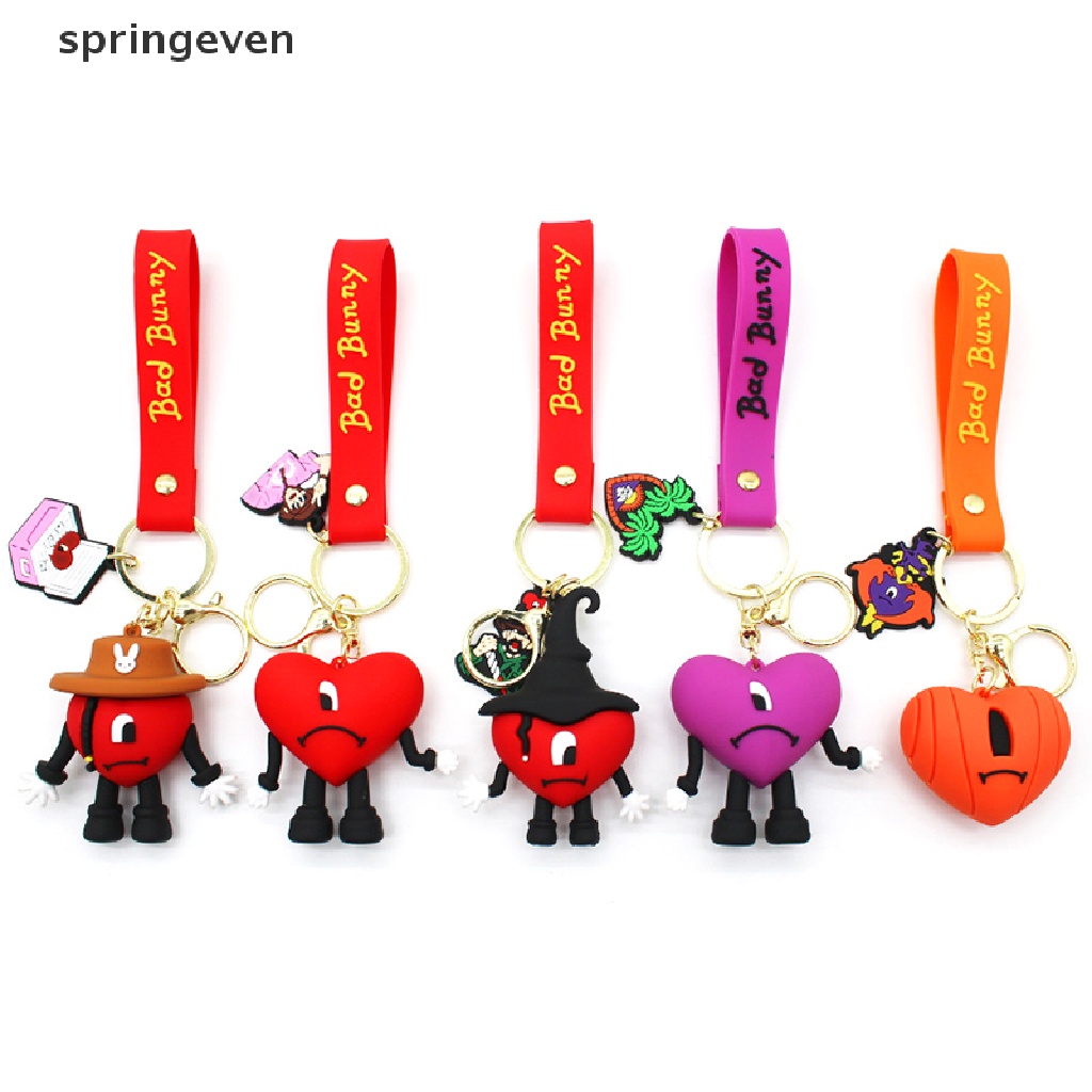 Móc Khóa Cao Su Mềm Hình Thỏ 3D Thời Trang