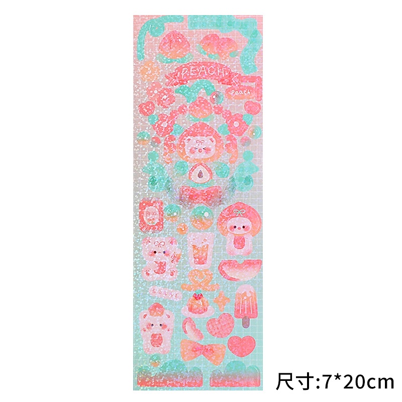 Y&amp;X Sticker động vật Hình dán thẻ Goo dán văn phòng phẩm tự làm