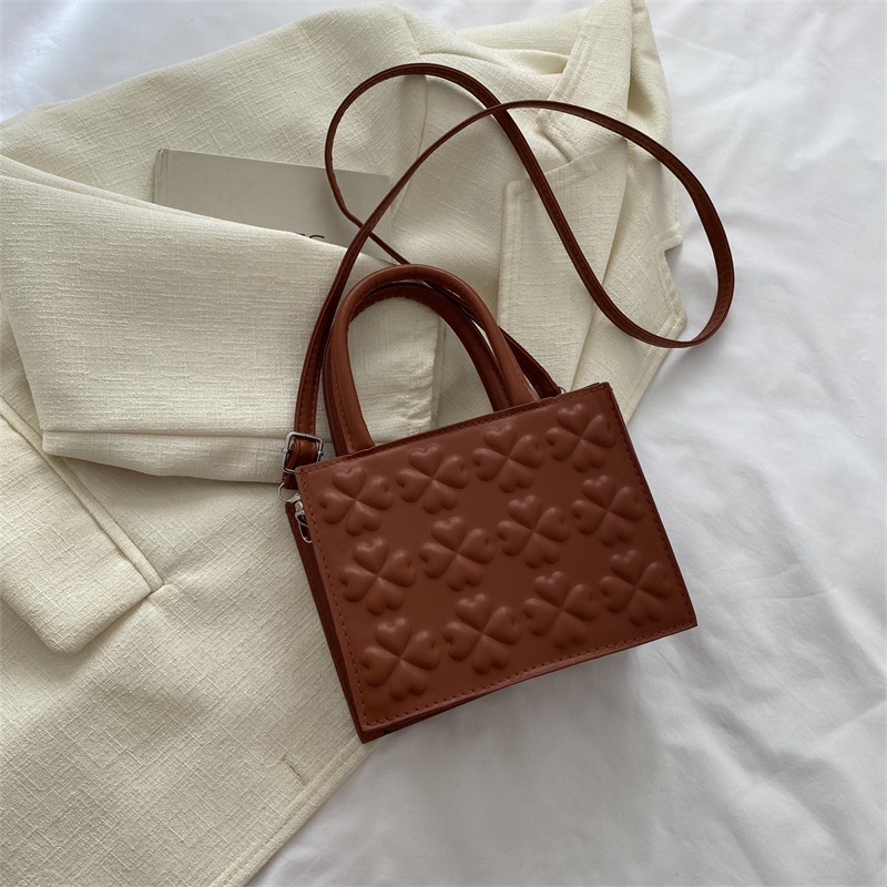 Túi Đeo Chéo Hình Vuông Nhỏ Nhắn Màu Sắc Ngọt Ngào Phong Cách Cổ Điển Thời Trang Mùa Đông 2023 Cho Nữ