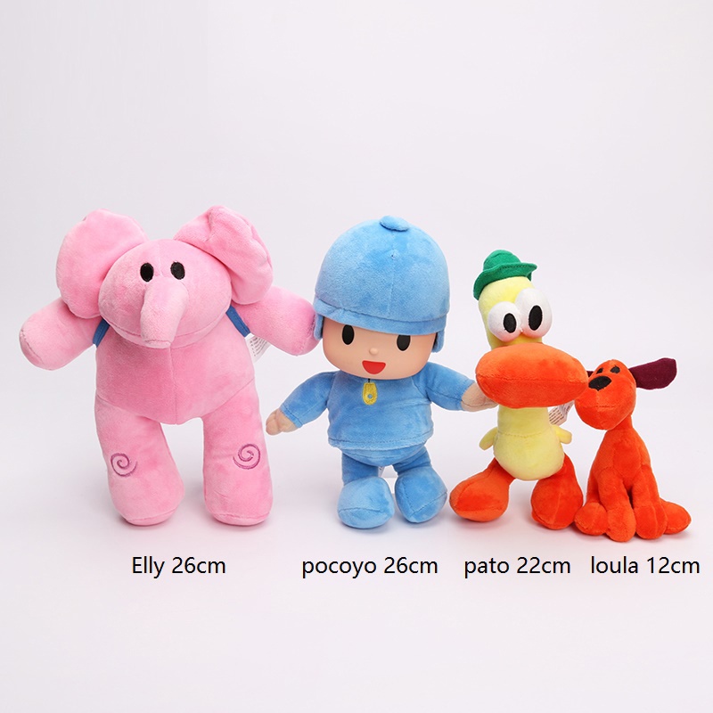 ready stock Pocoyo Elly Pato Loula Sleepy Bird Soft Plush Stuffed Figure Toy Doll Kids Gift