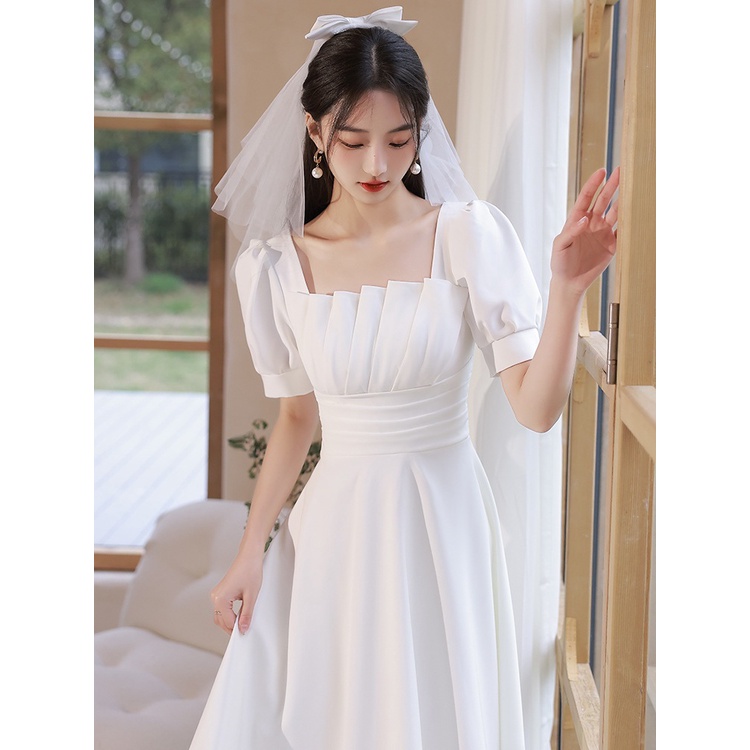 Váy trắng váy nữ 2023