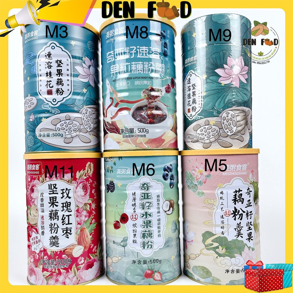 Bột Củ Sen Mix Hạt Dinh Dưỡng, Ngũ Cốc Giảm Cân, Ăn Kiêng