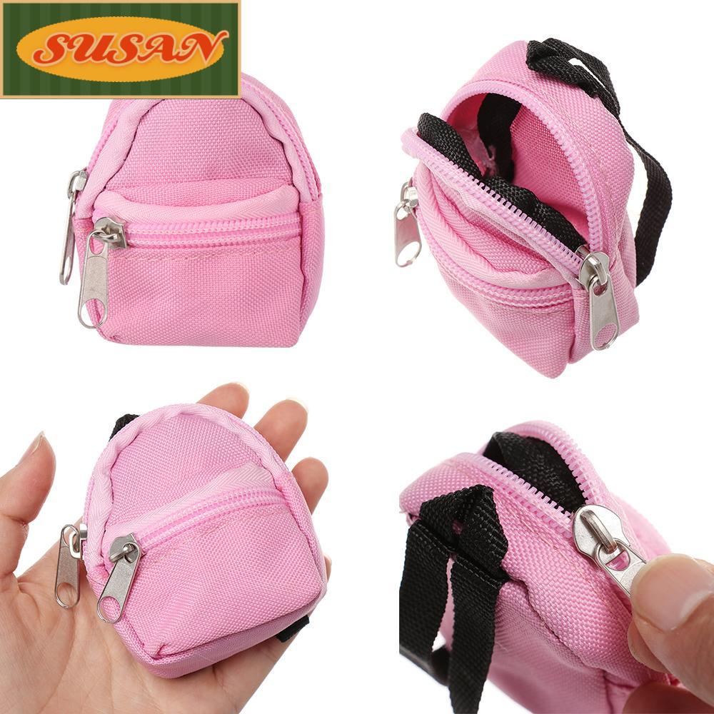 1 Ba Lô Mini Có Khóa Kéo Cho Búp Bê