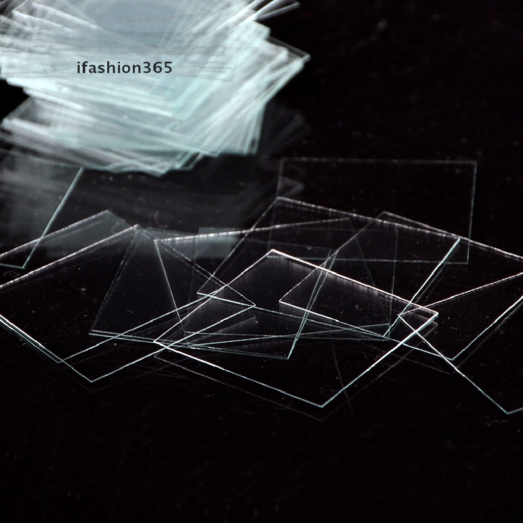 Set 100 Tấm Kính Hiển Vi 22x22mm ifashion365 Chuyên Dụng