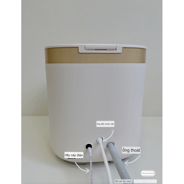 Máy Giặt Mini Tự Động Hoàn Toàn OIDIRE ODI-XYJ7 Dung Tích 7L Bảo Hành 12 Tháng - Cáo Đeo Nơ