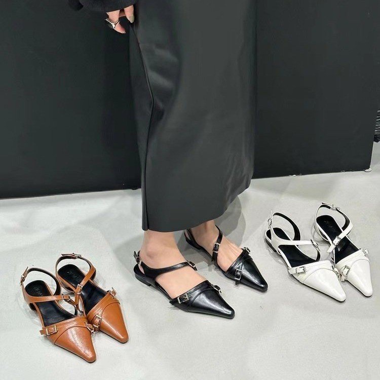 Giày Búp Bê Mũi Nhọn Thời Trang Dành Cho Nữ