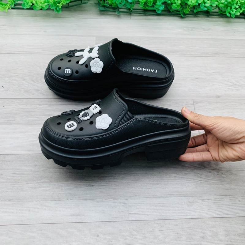 Dép bánh mì - dép sục đế độn tăng chiều cao chất eva siêu nhẹ