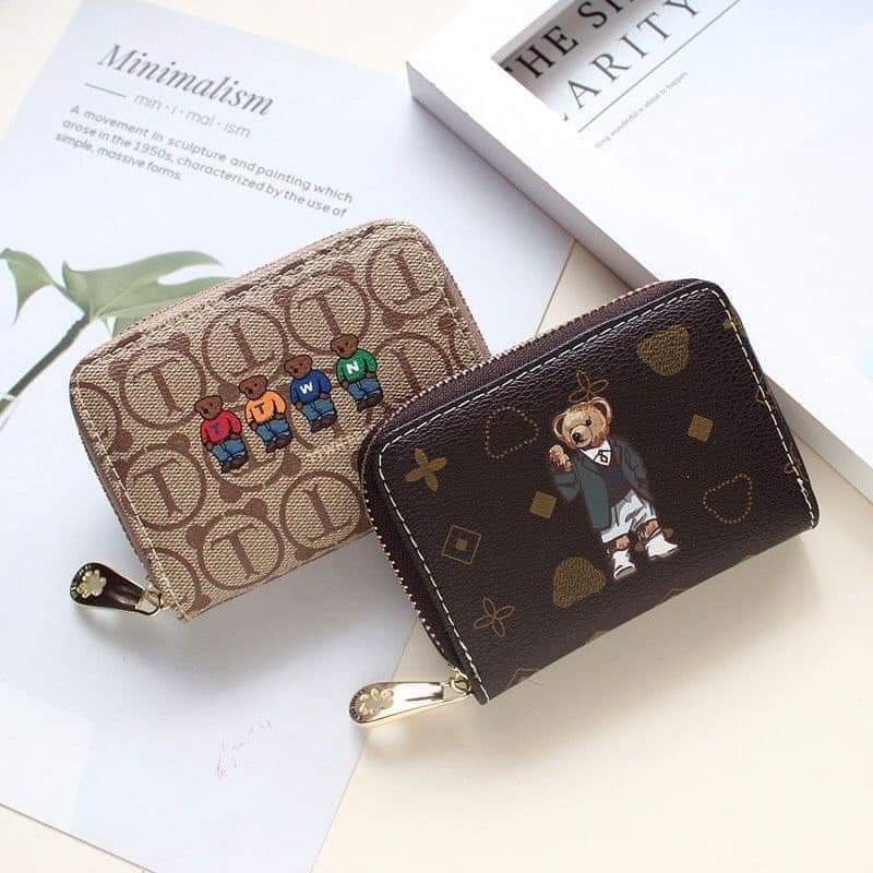 Ví Nữ Hình Gấu Pooh Times 2022 Dễ Thương,ví gấu twin bear