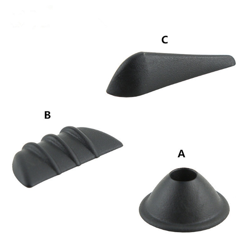 Set 10 Miếng Dán PVC Cách Âm Chống Va Chạm Bảo Vệ Cửa Xe Hơi