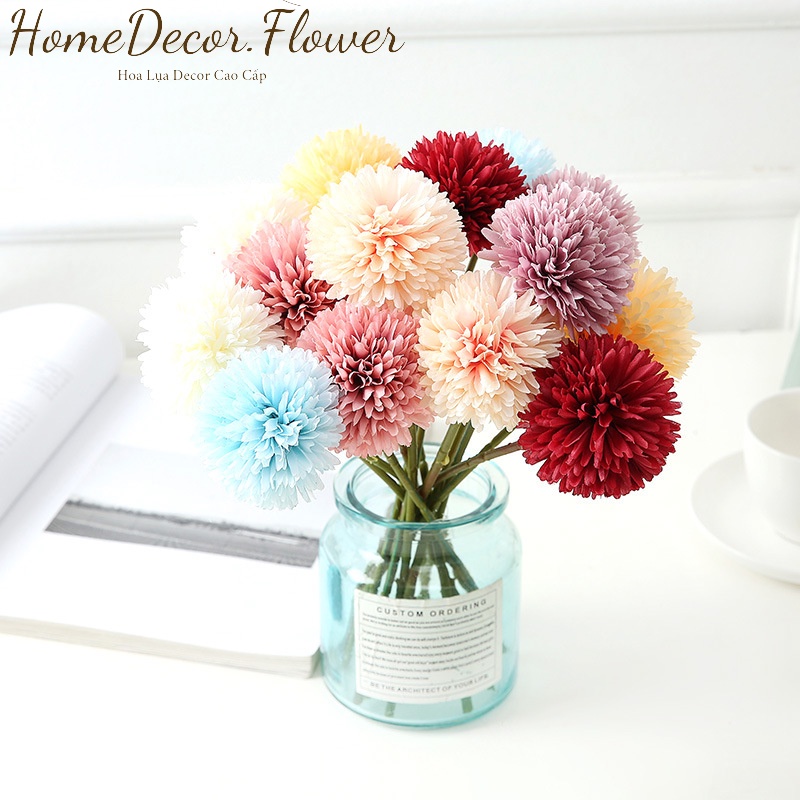 Hoa Bồ Công Anh Mini Giả Bằng Lụa Trang Trí Decor Nhà Cửa, Đạo Cụ Chụp Ảnh Siêu Xinh