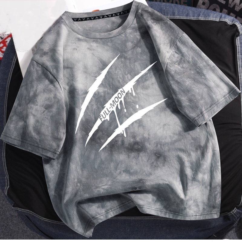 Áo thun loang tay lỡ chất liệu 100%.cotton cao cấp thấm hút mồ hôi nam nữ unisex