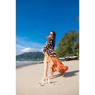 ORDER - Đầm Boho dáng dài xoè ( Có ảnh thật )