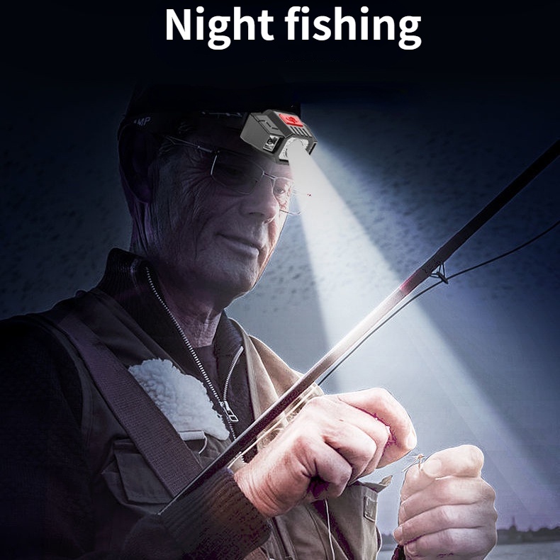 Đèn Pha LED Mini Cảm Ứng Mạnh Mẽ / Sạc Micro USB Chống Thấm Nước Đọc Sách / Chạy Bộ / Cắm Trại