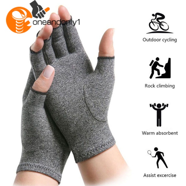 Găng Tay Nửa Ngón Thể Thao Hở Ngón Thoáng Khí Chống Trượt Giảm Đau