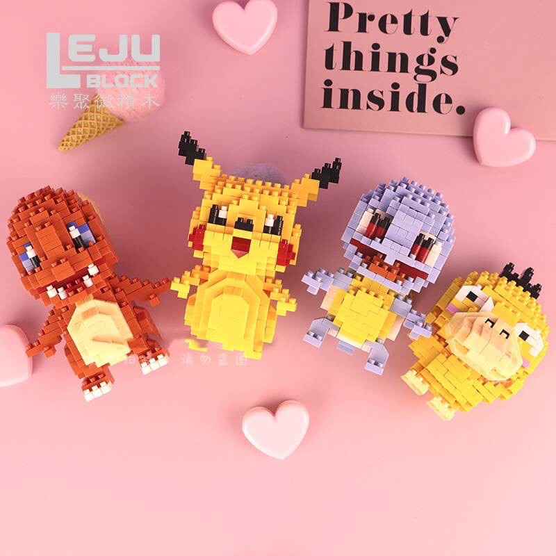 đồ chơi trẻ em mô hình đồ chơi lắp ráp lego pikachu pokemon cho bé