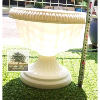 CHẬU CHÂN ĐẾ NHỰA SIZE 30X28X30