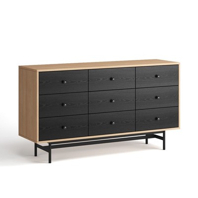 CHOBI, Tủ lưu trữ, tủ trưng bày DRA_315, 140x40x78cm, tủ gỗ Scandi Home
