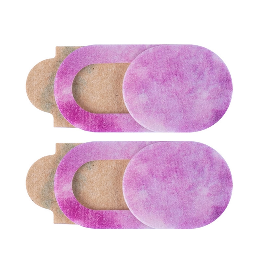 Set 2 Nắp Bảo Vệ Ống Kính Máy Ảnh Laptop Chống Rơi Vỡ Có Thể Tháo Rời