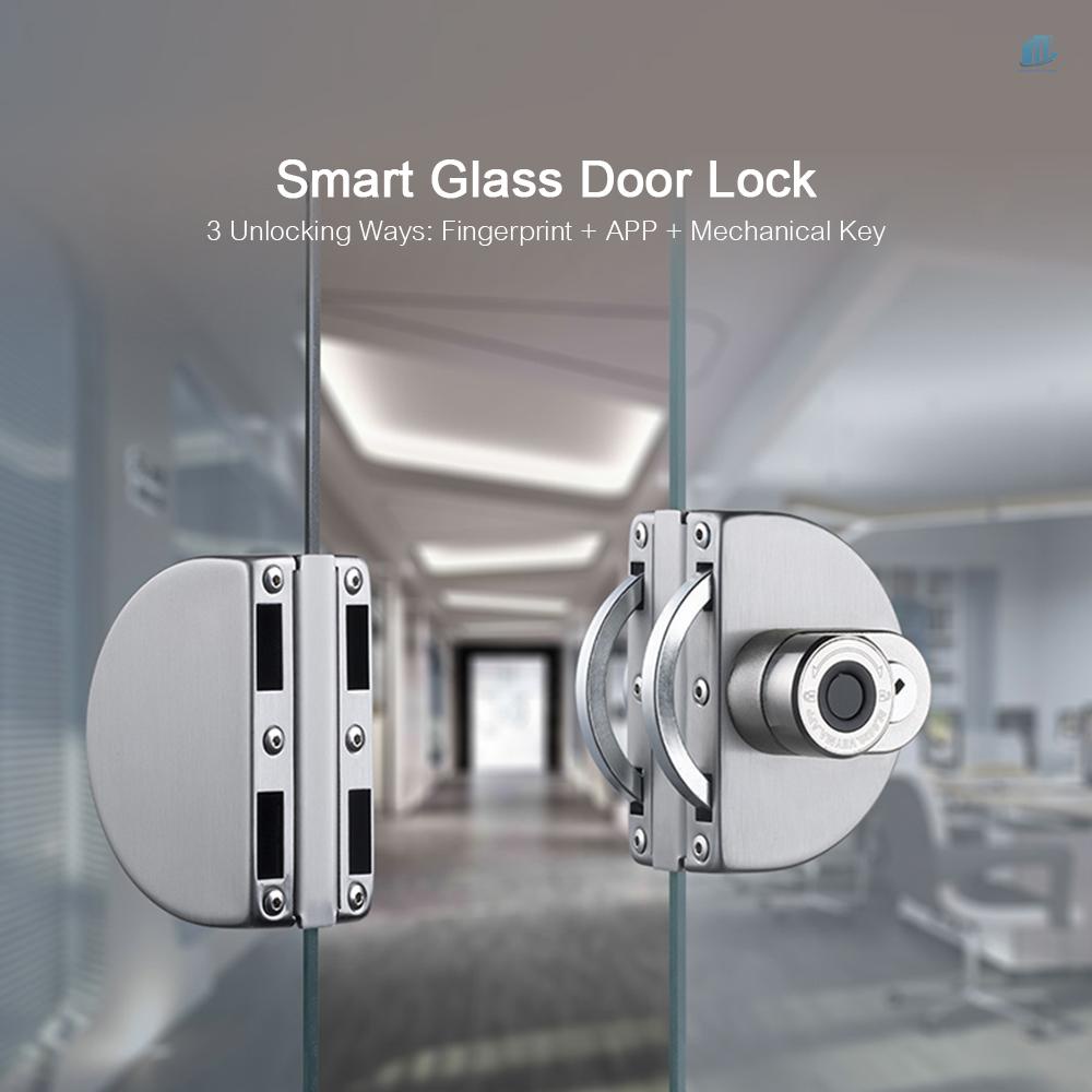 Ổ Khóa Cửa Kính Thông Minh 3 Chiều Mở Khóa Vân Tay Bằng Thép Không Gỉ 100 Có Thể Sạc Lại Được s2mwvn