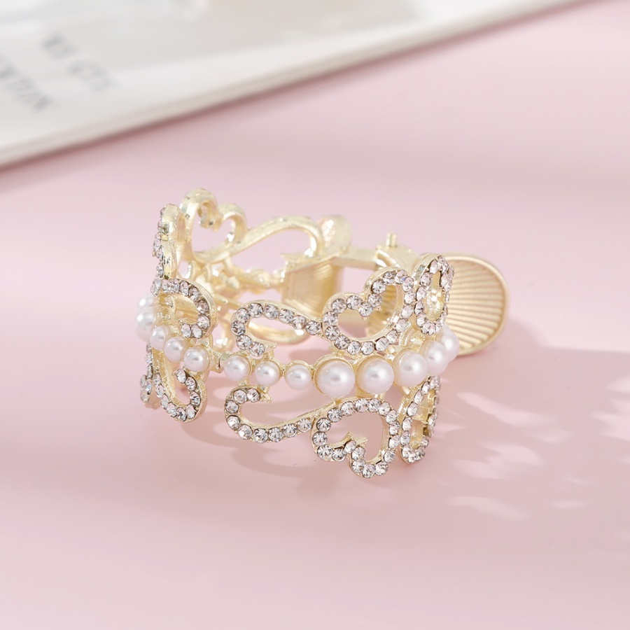 Kẹp Tóc Hình Con Công Đính Đá Phong Cách Hàn Quốc