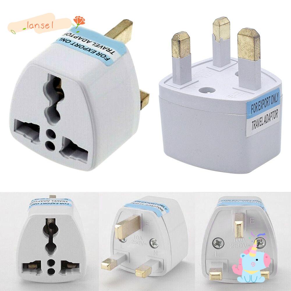 Set 3 Phích Cắm Chuyển Đổi Từ US / EU / CHINA / Australia Sang UK Home Tiện Dụng