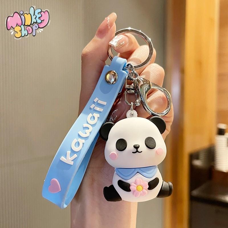 Móc Khoá Gấu Trúc Dễ Thương Quà Tặng Ý Nghĩa Phụ Kiện Túi Xách Xe Máy Oto Cắp Xách Cute -Minkey