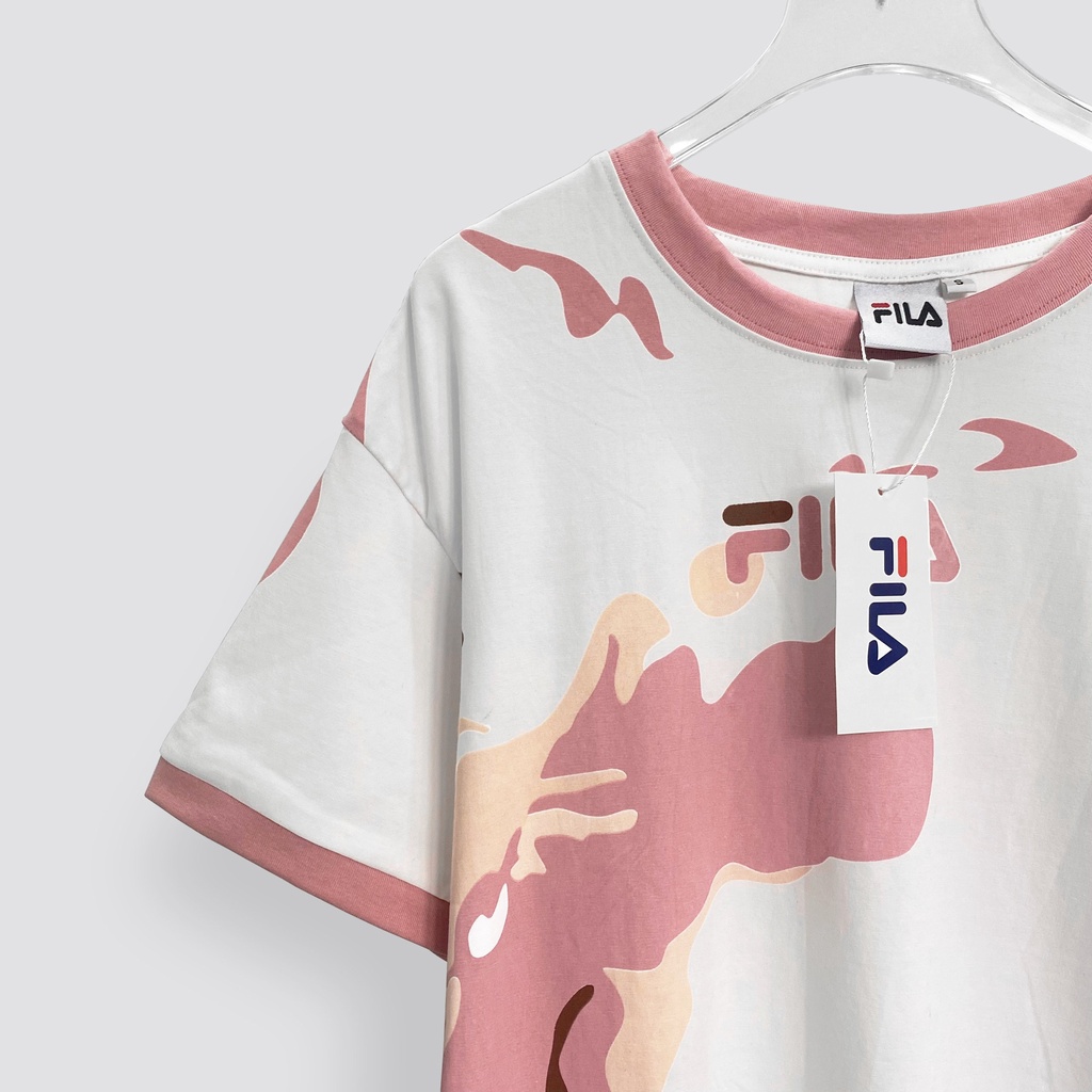 Áo Thun Croptop Fi.la Chất Vải Mềm Mịn, Thoáng Mát, Hàng VNXK.