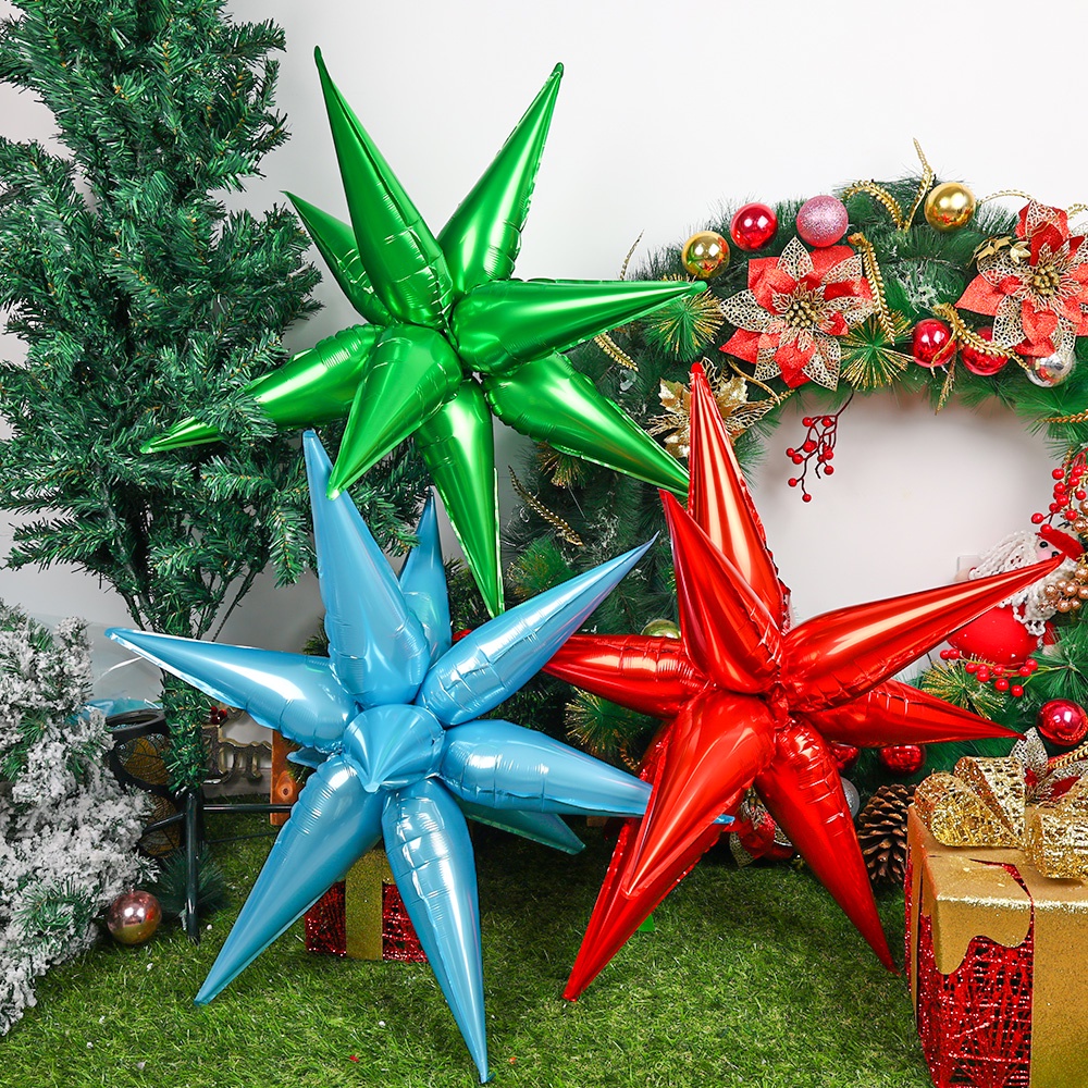 Set 10 Bong Bóng Nhôm Hình Nón Giọt Nước Màu Sáng Dùng Để Trang Trí Tiệc Sinh Nhật / Đám Cưới DIY