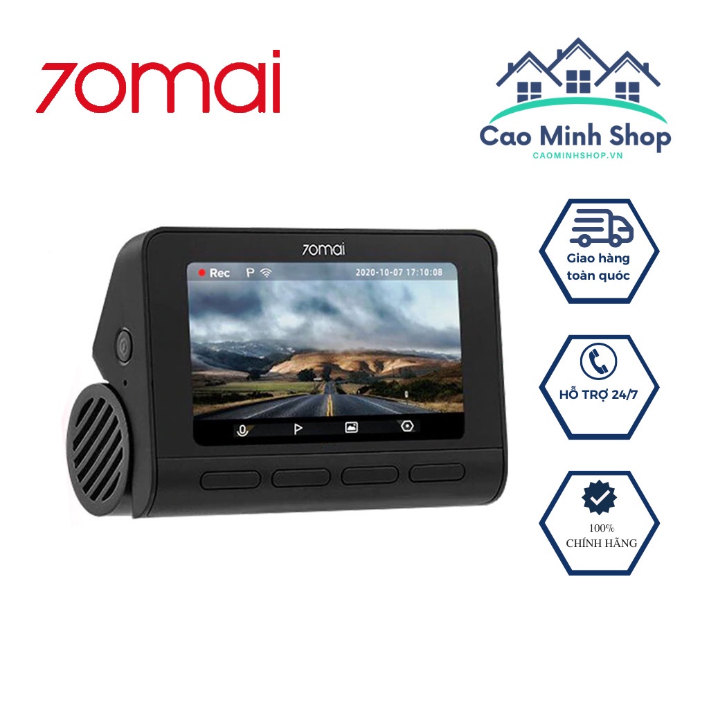 Camera 70mai 4K Dash cam A800S bản quốc tế chính hãng cao cấp Bảo hành 12 tháng - Cao Minh Shop