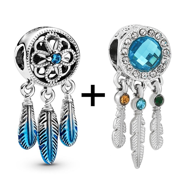 Vòng Tay Mặt Dreamcatcher Phối Lông Vũ Thời Trang Cho Nữ