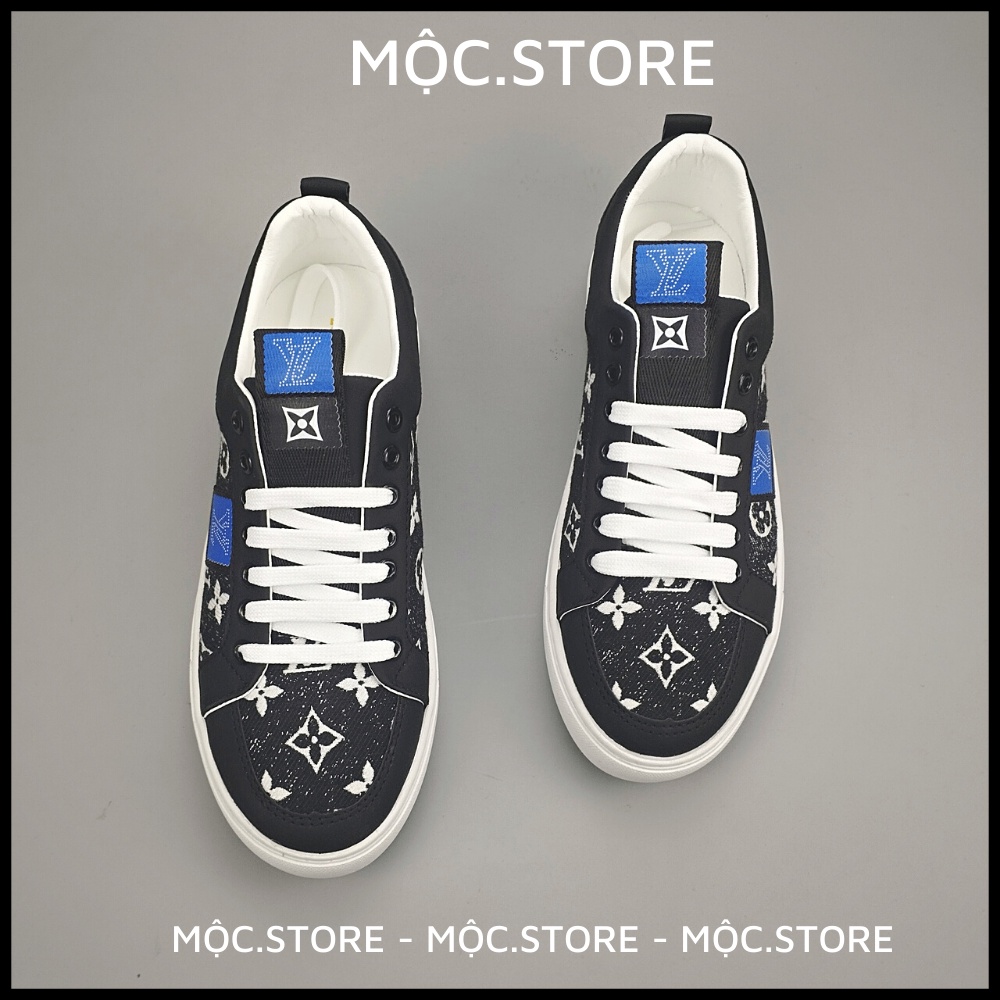 Giày LV Nam , Giày thể thao, Giày sneaker nam trắng phối họa tiết , giày thời trang hot trend , giày nam có bảo hành