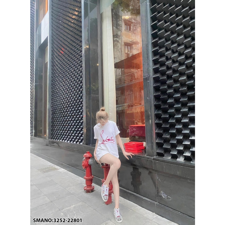 Áo Thun Cotton Nam Nữ CL Chữ Nổi Vải Mát Mịn Trẻ Trung Hot Hit