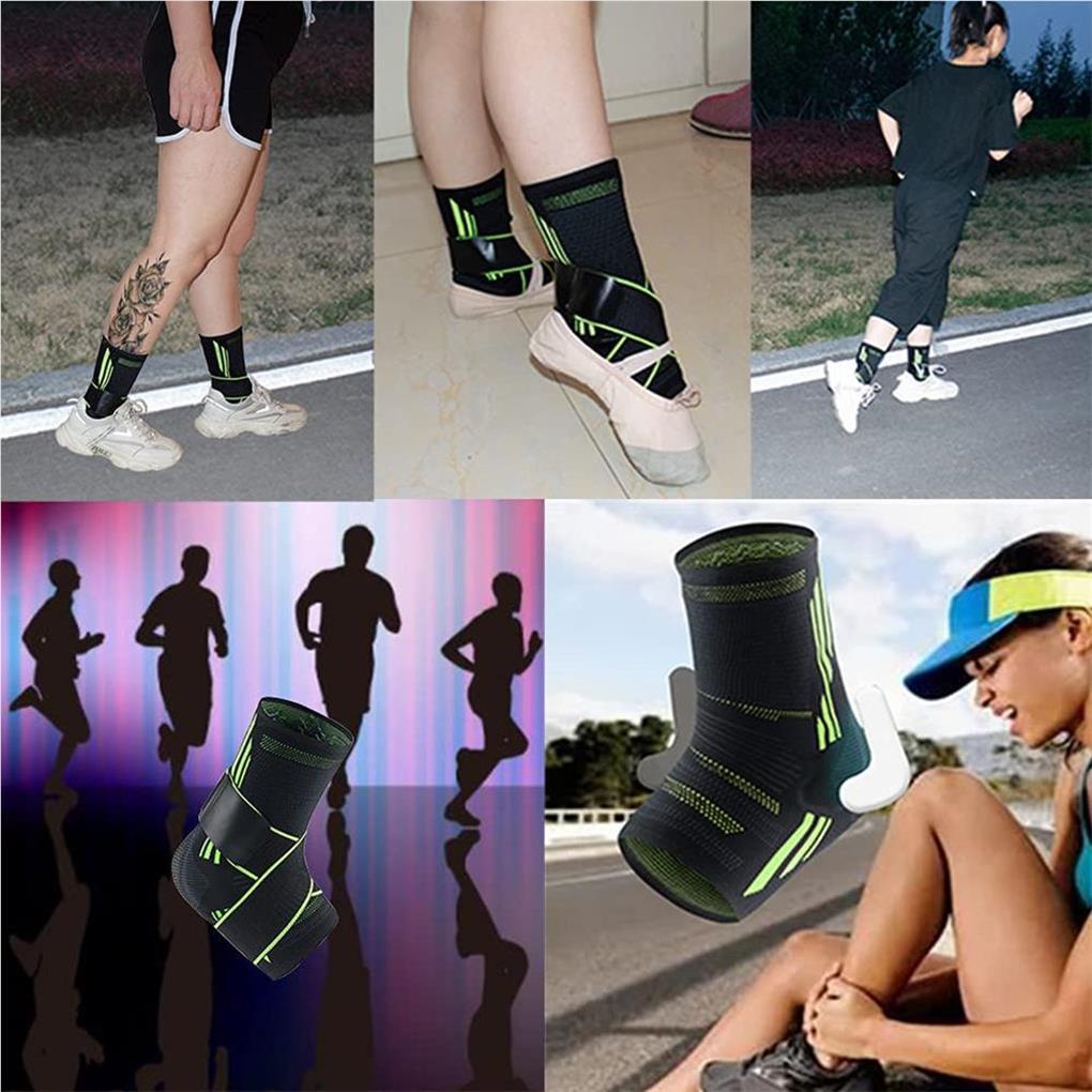 Đai Quấn Bảo Vệ Mắt Cá Chân Chống Trượt Thoáng Khí Có Thể Tháo Rời Hỗ Trợ Chơi Bóng