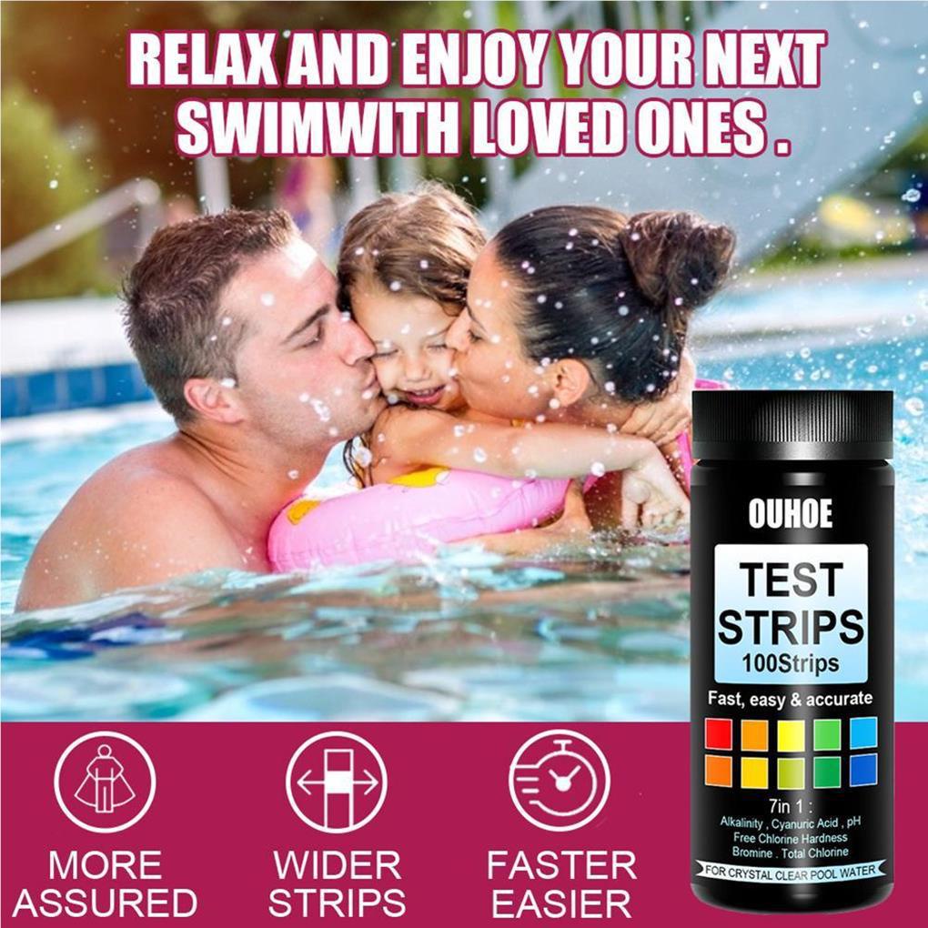 Set 100 Giấy Kiểm Tra Độ PH Chính Xác Cao 7 Trong 1 Đa Năng