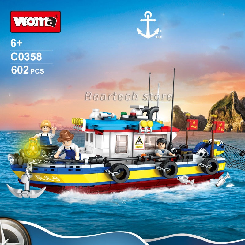 Đồ Chơi Thuyền Câu Cá Chất Lượng Cao