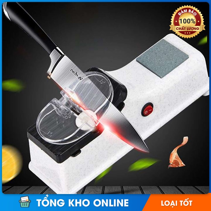 Máy mài dao kéo điện đa năng - Tặng thêm 1 đá mài