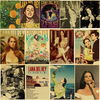 Decal dán tường ca sĩ lana del rey