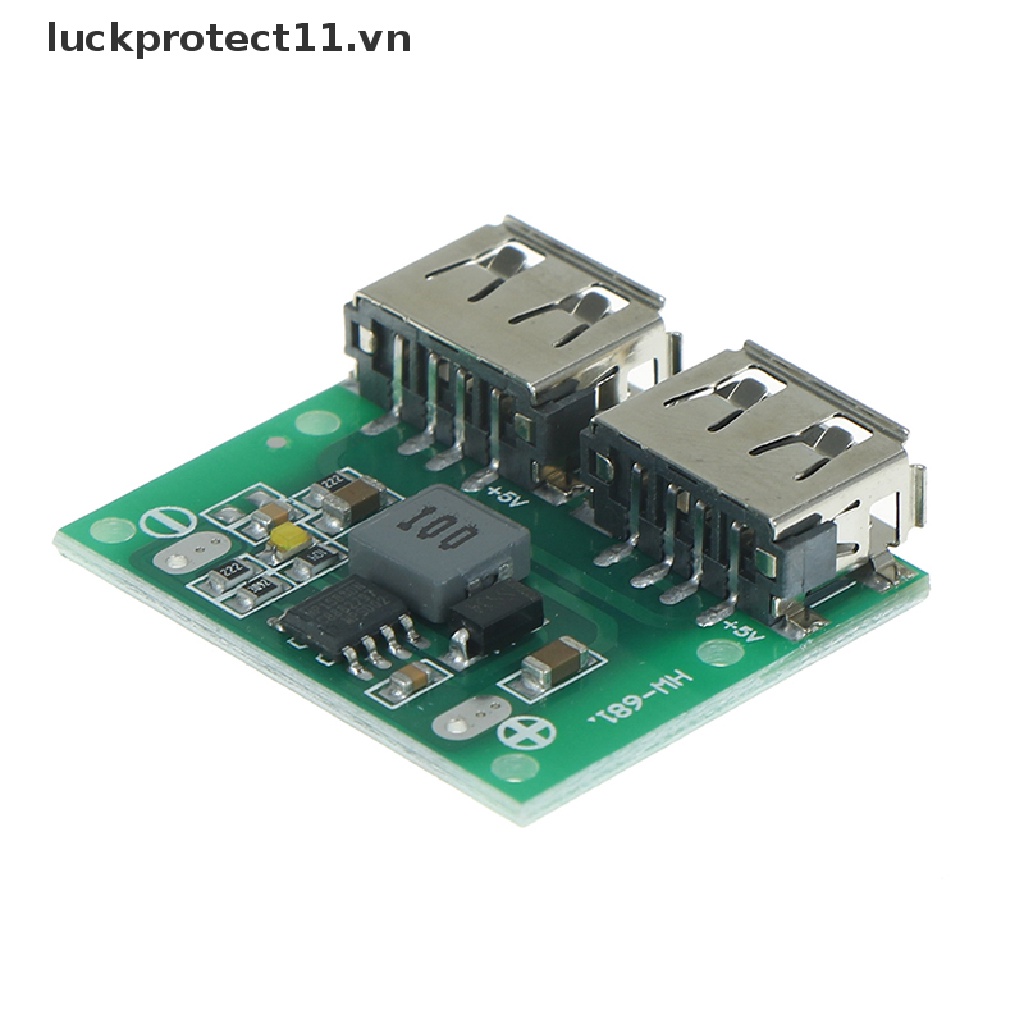 3c &amp; NEW * 9V 12V 24V Xuống 5V DC-DC Sạc Điện Áp Đầu Ra USB Kép