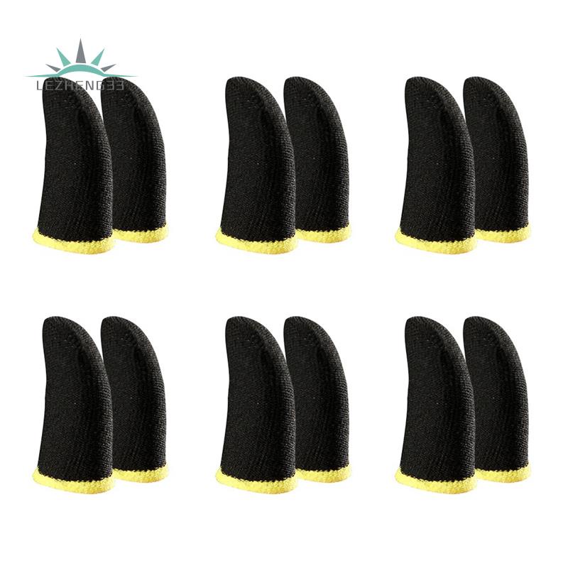 Set 12 Găng Tay Bằng Sợi Carbon 18-Pin Hỗ Trợ Chơi Game PUBG Mobile