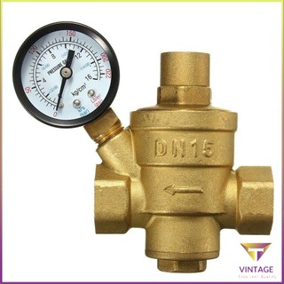 Bộ đồng hồ đo thủy lực van thau điều chỉnh áp suất nước Dn15